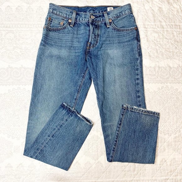 levi's 501 ct white oak cone denim